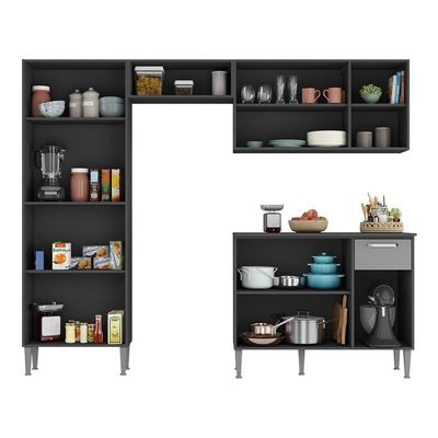 Cozinha Compacta Armário E Balcão Xangai Multimóveis Vm2840