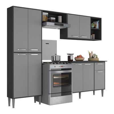 Cozinha Compacta Armário E Balcão Xangai Multimóveis Vm2840