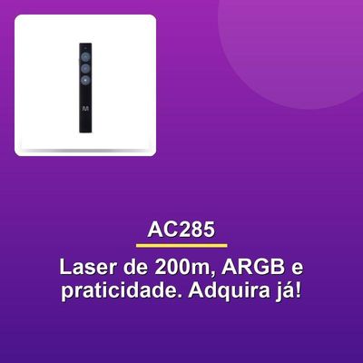 Apresentador Pen Laser Ac285 200m