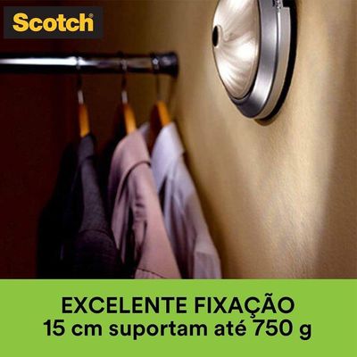 Fita Adesiva Dupla Face De Espuma Fixa Forte 12mmx1,5m - Scotch 3m