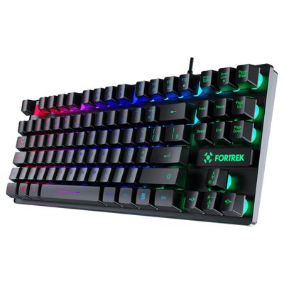 Teclado Gamer Fearless 80 Rainbow Backlight ABNT2 Membrana