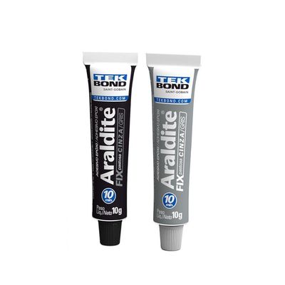 Adesivo Araldite Fix Pastosa Cinza 10 Min. 20gr - Tekbond