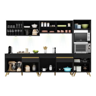 Cozinha Completa 5 Peças Com Leds Mp2014 Veneza Up