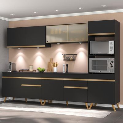 Cozinha Completa 5 Peças Com Leds Mp2014 Veneza Up