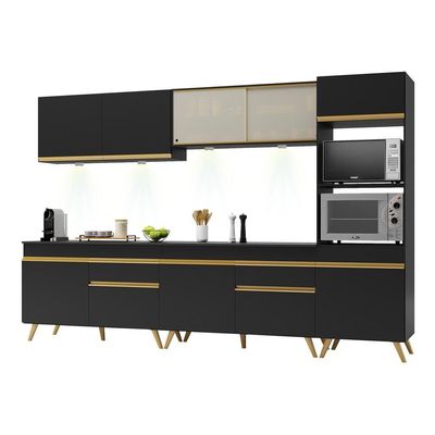 Cozinha Completa 5 Peças Com Leds Mp2014 Veneza Up