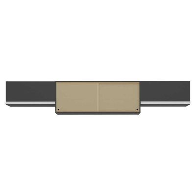 Kit 3 Armários De Cozinha Aéreos 4 Portas Veneza Multimóveis Mp2152 Preto/branco Preto/branco