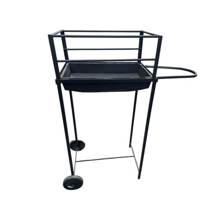 Churrasqueira De Ferro Fundido 38x85x50cm Preto