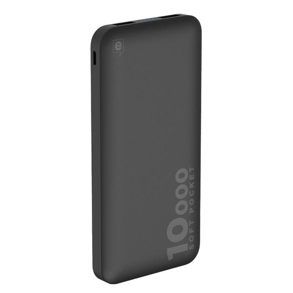 Carregador Portátil 10000mAh Easy Mobile Soft Preto Preta