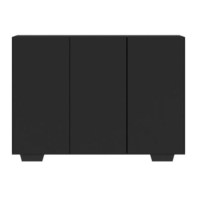 Aparador Buffet 3 Portas Veneza Multimóveis V1010 Preto