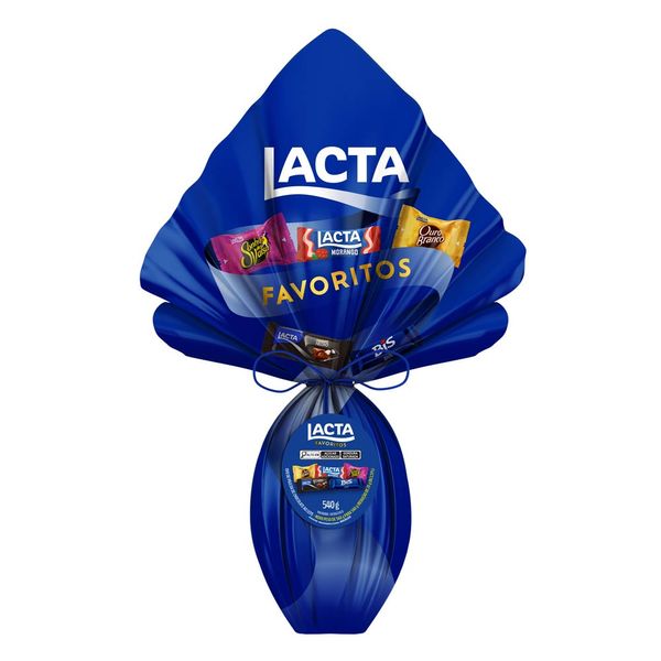 Ovo de Páscoa Lacta Favoritos 540g