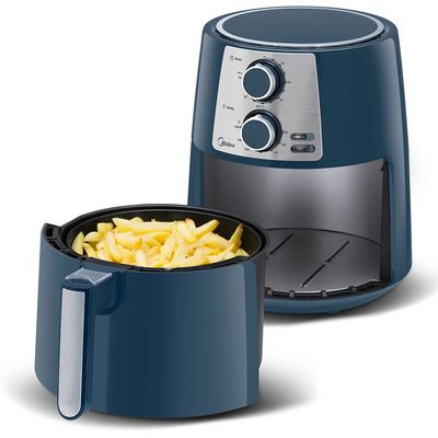 Fritadeira Elétrica Air Fryer Midea FRC31 3,5L Azul - 127V