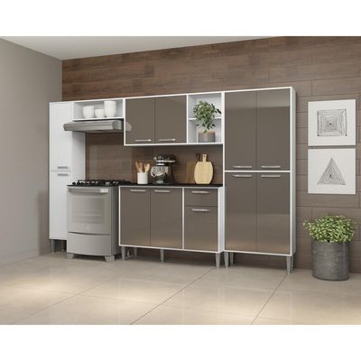Cozinha Compacta Armário E Balcão Xangai Classic Multimóveis