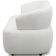 Sofá 3 Lugares Orgânico Para Sala Living 198cm Florea M05 Bouclê Creme - Lyam Decor