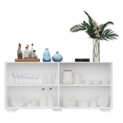 Aparador Buffet 4 Portas Vegas V3563 Branco Branco