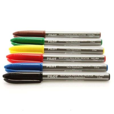 Kit Marcador Retro Projetor 2.0 C-6 Cores - Pilot