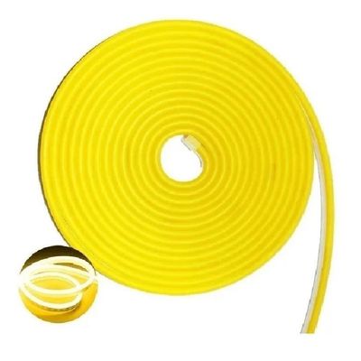 Fita Led Mangueira Neon 5 Mts Iluminação Silicone Flexível Corte 2.5 Cm - Amarelo