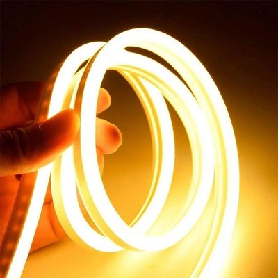 Fita Led Mangueira Neon 5 Mts Iluminação Silicone Flexível Corte 2.5 Cm - Amarelo