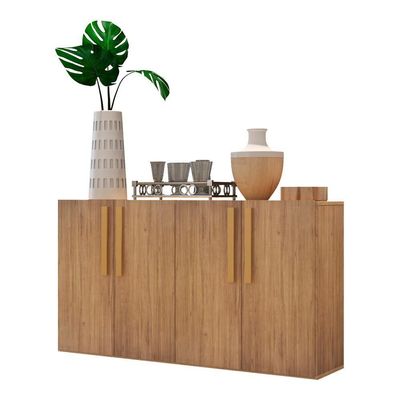 Aparador Buffet 4 Portas Viena V3606 Rustic/Natural