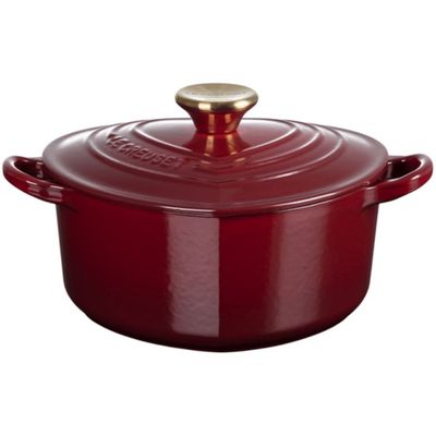 PANELA LE CREUSET CORAÇÃO TRADITION EM FERRO FUNDIDO VERMELHO RHONE 20CM 21401209494442
