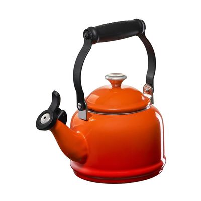 SET LE CREUSET CHALEIRA DEMI 1,1L E 2 CANECAS SEATTLE 400ML LARANJA 40103010905105