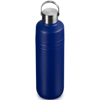 GARRAFA LE CREUSET TÉRMICA ON THE GO EM AÇO INOXIDÁVEL 1 LITRO AZURE BLUE 41066332200001