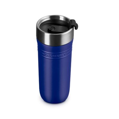 CANECA LE CREUSET TÉRMICA ON THE GO EM AÇO INOXIDÁVEL 350ML  AZURE BLUE 41067192200001