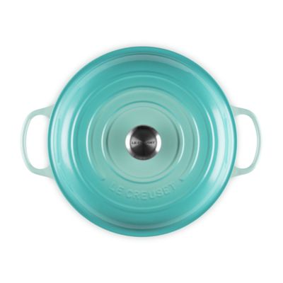 CAÇAROLA LE CREUSET BUFFET SIGNATURE 30CM AZUL COOL MINT 21180304962430