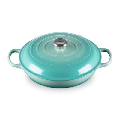 CAÇAROLA LE CREUSET BUFFET SIGNATURE 30CM AZUL COOL MINT 21180304962430
