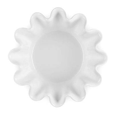 PRATO RUFFLE LE CREUSET FUNDO 21CM EM CERÂMICA BRANCO 81138210100007
