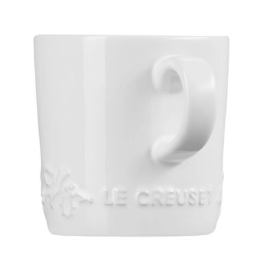 CANECA LONDON LE CREUSET HOLLY 200ML EM CERÂMICA BRANCO 80032200100003