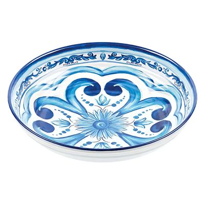 PRATO DE SOPA GUZZINI EM MELAMINA 21,5CM AZUL 28191052