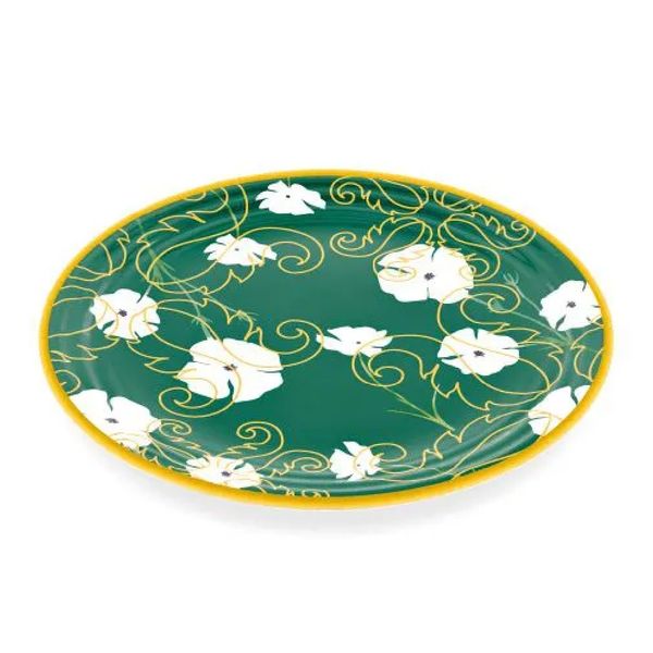 PRATO DE JANTAR GUZZINI FUSION 27CM EM MELAMINA VERDE 28193152