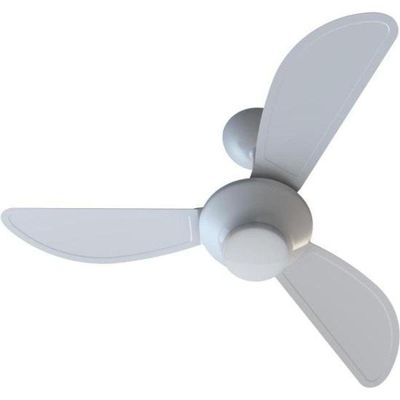 Ventilador De Teto Ventisol Mistral 3 Pás Branco Bivolt