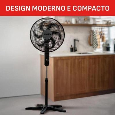 Ventilador De Coluna Arno Essential 40cm 6 Pás 140w Ve2c 220v