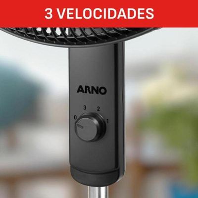 Ventilador De Coluna Arno Essential 40cm 6 Pás 140w Ve2c 220v