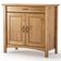 Kit Balcão Buffet 93cm Com Aparador Rústico 132cm Madeira Maciça Lira M06 Carvalho Fosco - Lyam Decor
