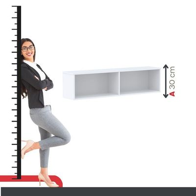 Nicho De Parede 300x1200mm Branco