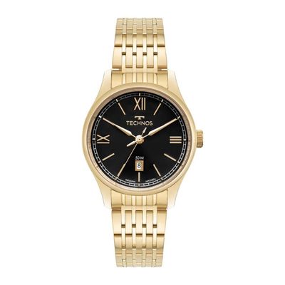 Relógio Technos Masculino Ref: 2115tzj/1p Classic Dourado