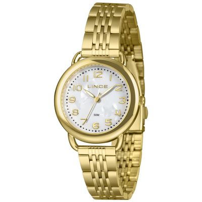 Relógio Lince Feminino Ref: Lrgm028l36 B2kx Casual Dourado