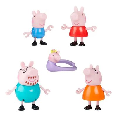 Peppa Pig E Sua Família com 5 Bonecos G0506 - Hasbro