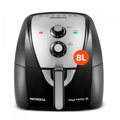 Fritadeira Sem Óleo Air Fryer 8 Litros AFN-80-BI Mondial Preto / 110V