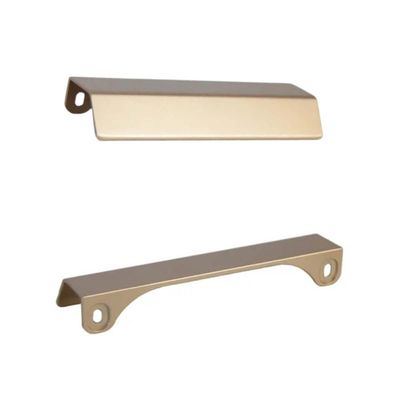 Kit 24 Puxadores Alça Sobrepor Dourado 128mm Armários Gavetas Torralba PV22 Móveis