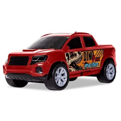 Kit Selvagem Dino Adventure - Carro, Dino e Boneco - 3 peças