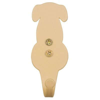 Gancho Cabideiro Cachorro Dourado Multiuso Pendurar Roupas Bolsas Casacos Acessórios