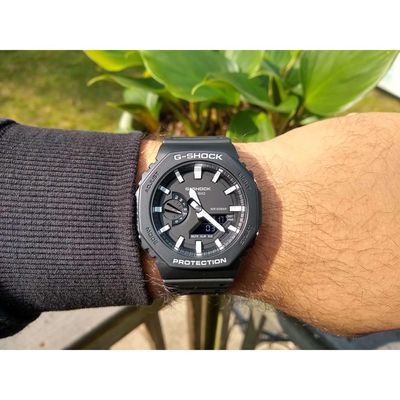 Relógio Casio Masculino Ref:Ga-2100-1adr G-Shock Anadigi