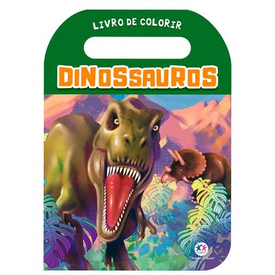 Livro de Colorir com Alça Dinossauros 7786 - Ciranda
