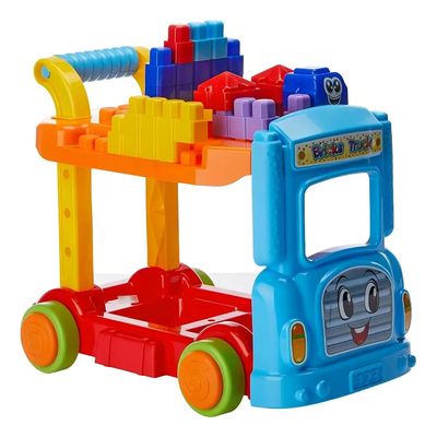 Caminhão Didático Blocos Montar Grande BricksTruck - Maral