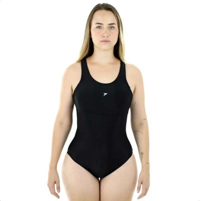 Maiô Poker Natação Anatomico Sea II Feminino - Preto M / PRETO