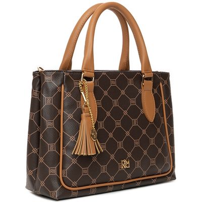 Bolsa Tote Transversal Feminina Rafitthy 28.16137 Caramelo