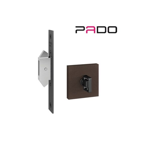 FECHADURA PORTA CORRER BANHEIRO WC PADO CORTEN TRAVA EXPANSIVA QUADRADA